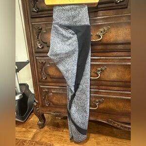 lululemon athletica Gray and Black Leggings
